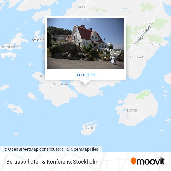 Bergabo hotell & Konferens karta