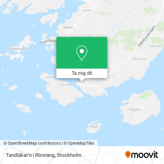 Tandläkar'n i Rönnäng karta