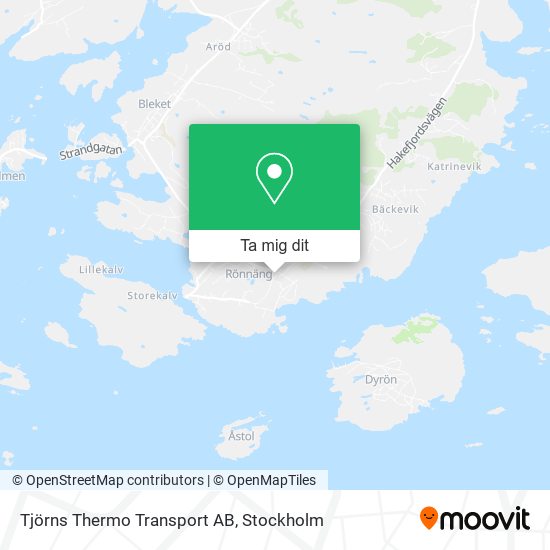 Tjörns Thermo Transport AB karta