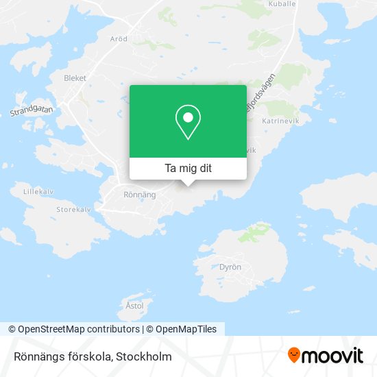 Rönnängs förskola karta