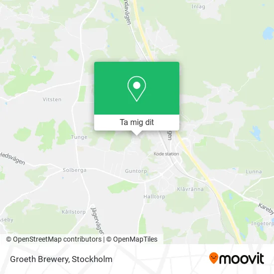 Groeth Brewery karta