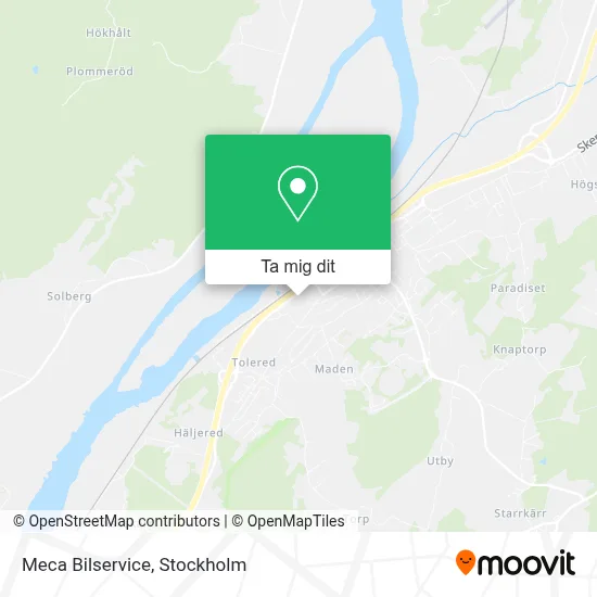 Meca Bilservice karta