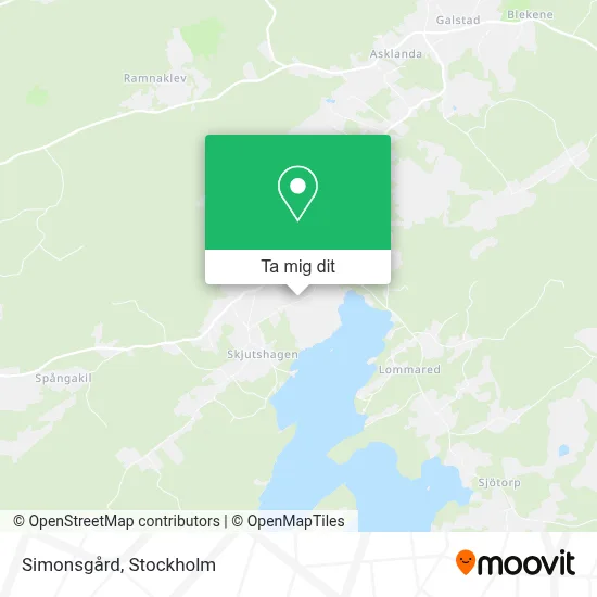 Simonsgård karta