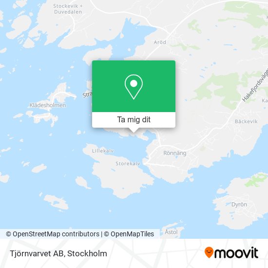 Tjörnvarvet AB karta