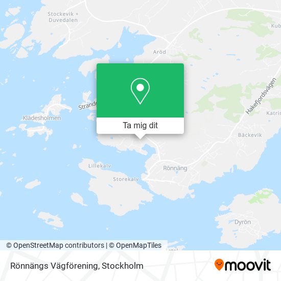 Rönnängs Vägförening karta