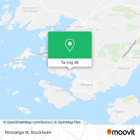 Rönnängs Ik karta