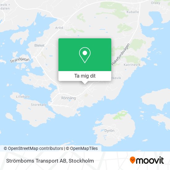 Strömboms Transport AB karta