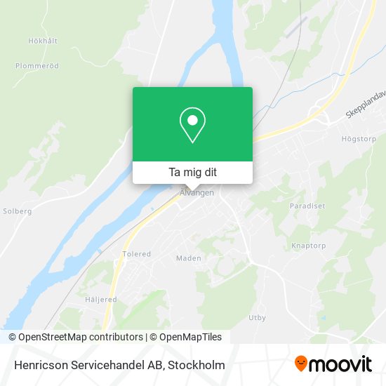 Henricson Servicehandel AB karta