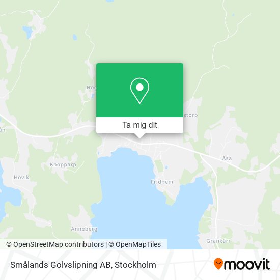 Smålands Golvslipning AB karta