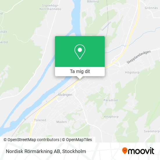 Nordisk Rörmärkning AB karta