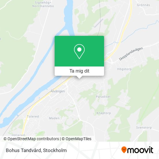 Bohus Tandvård karta