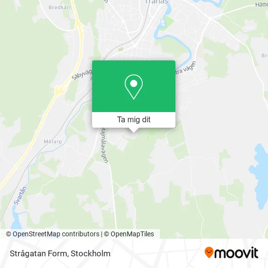 Strågatan Form karta