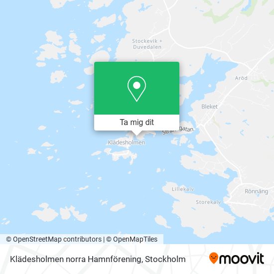 Klädesholmen norra Hamnförening karta