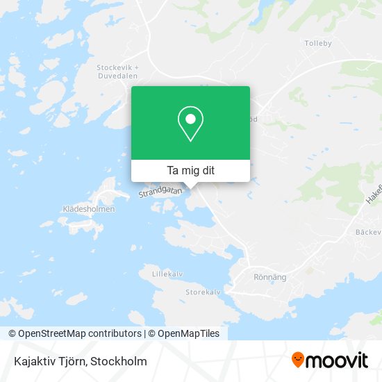 Kajaktiv Tjörn karta