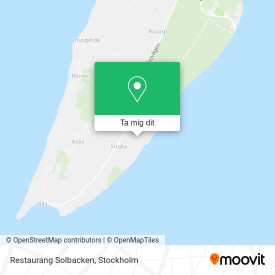 Restaurang Solbacken karta