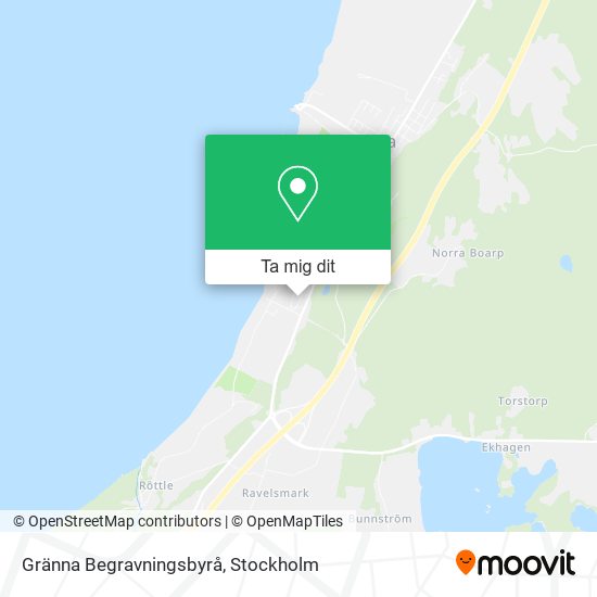 Gränna Begravningsbyrå karta