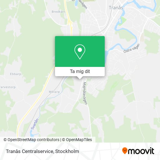 Tranås Centralservice karta