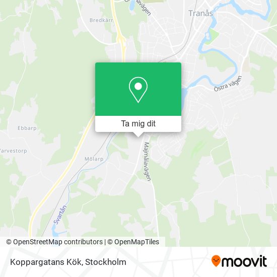 Koppargatans Kök karta
