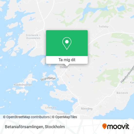 Betaniaförsamlingen karta