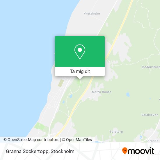 Gränna Sockertopp karta