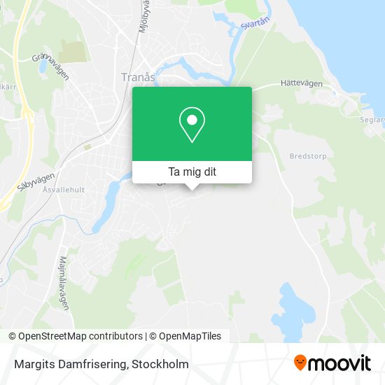 Margits Damfrisering karta