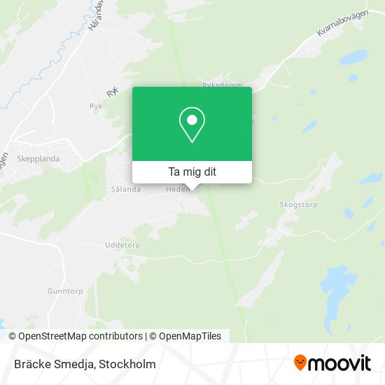 Bräcke Smedja karta