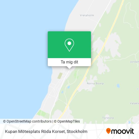 Kupan Mötesplats Röda Korset karta