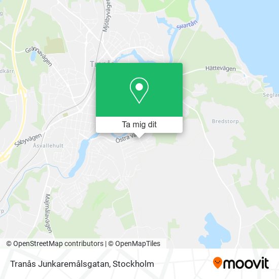Tranås Junkaremålsgatan karta