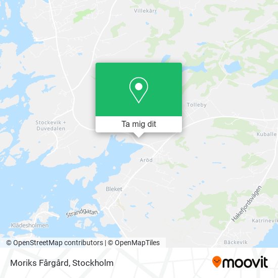 Moriks Fårgård karta