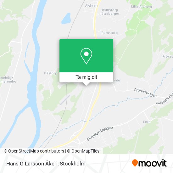 Hans G Larsson Åkeri karta