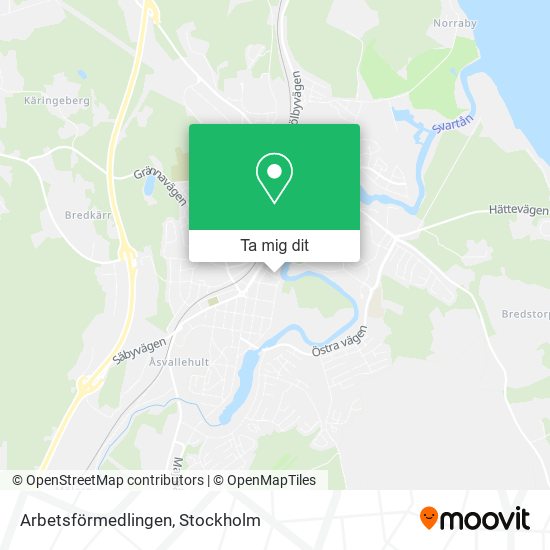 Arbetsförmedlingen karta