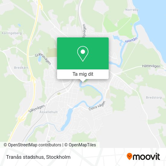 Tranås stadshus karta