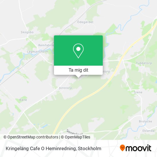 Kringeläng Cafe O Heminredning karta