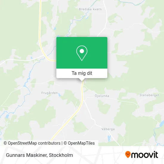 Gunnars Maskiner karta