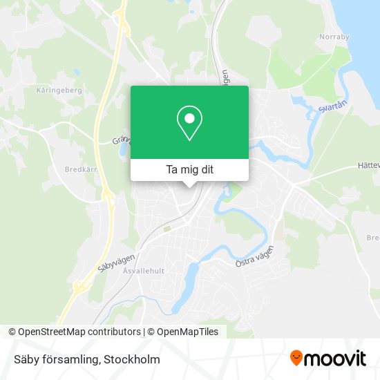 Säby församling karta