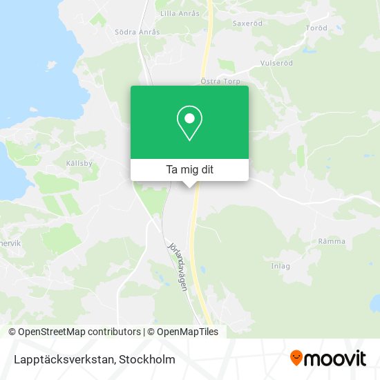 Lapptäcksverkstan karta