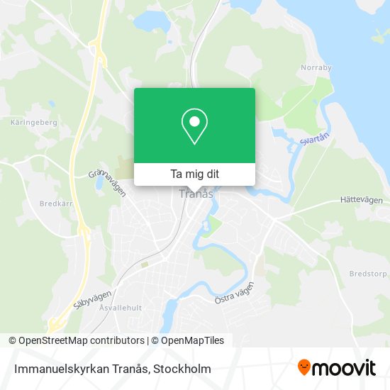 Immanuelskyrkan Tranås karta