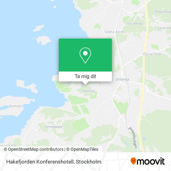 Hakefjorden Konferenshotell karta