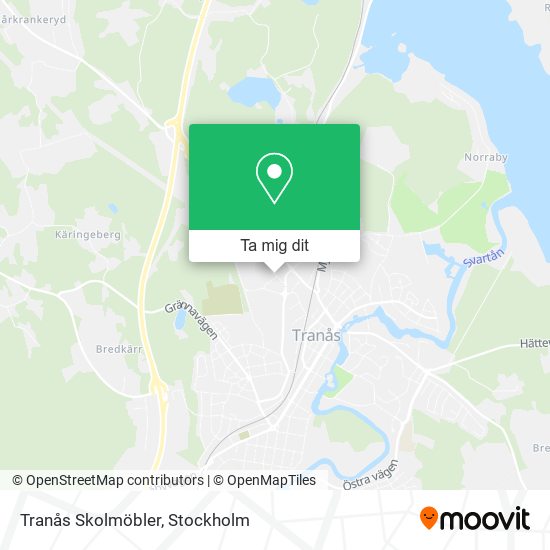 Tranås Skolmöbler karta