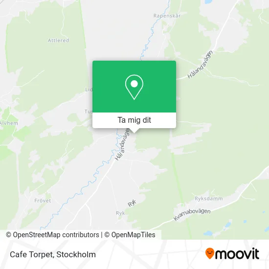 Cafe Torpet karta
