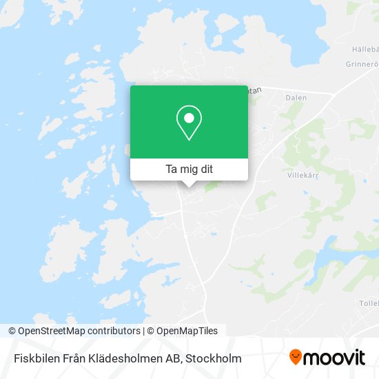 Fiskbilen Från Klädesholmen AB karta