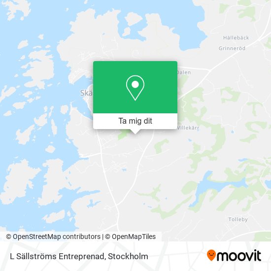 L Sällströms Entreprenad karta