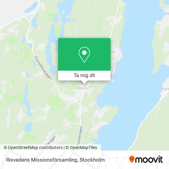 Risvedens Missionsförsamling karta