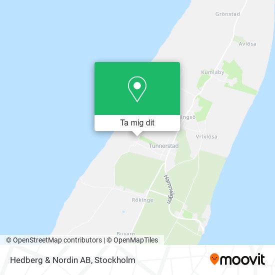 Hedberg & Nordin AB karta