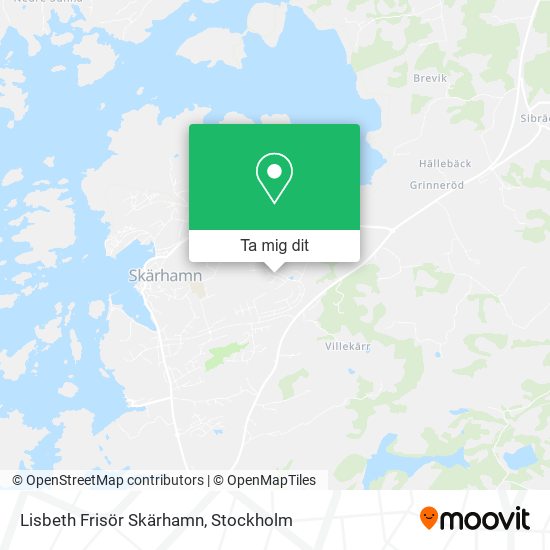 Lisbeth Frisör Skärhamn karta