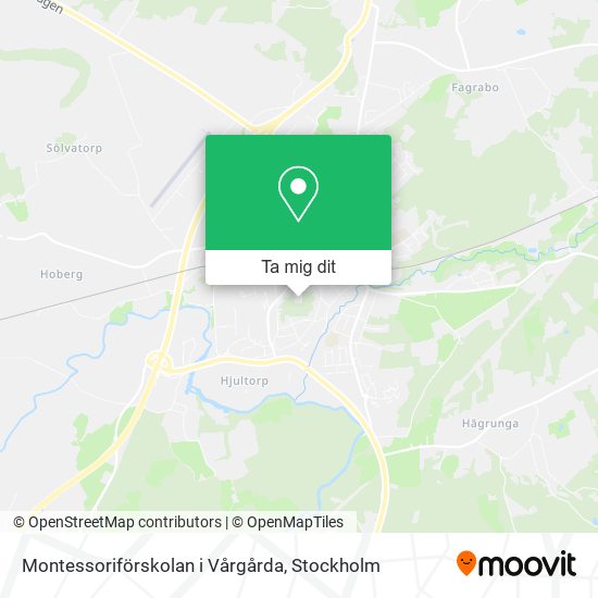 Montessoriförskolan i Vårgårda karta