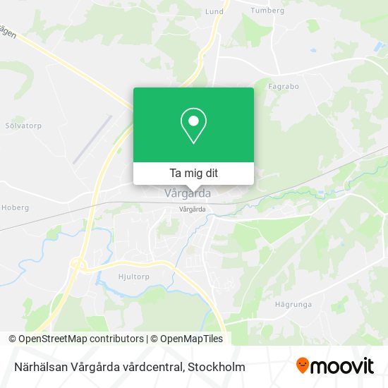Närhälsan Vårgårda vårdcentral karta
