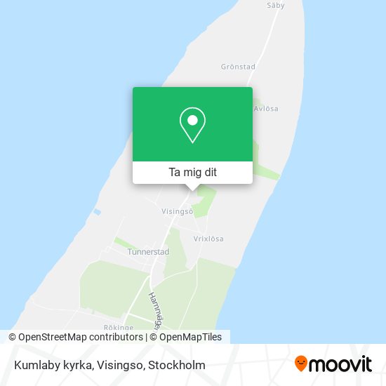 Kumlaby kyrka, Visingso karta