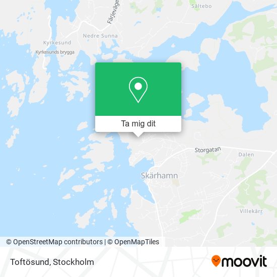 Toftösund karta