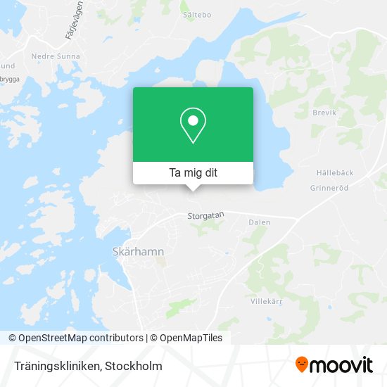 Träningskliniken karta